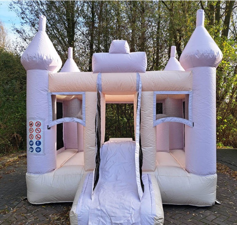 Springkussen Pastel Kasteel - Afbeelding 2