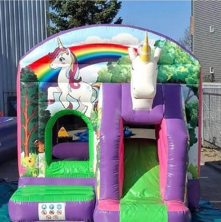 Springkussen kleine Unicorn multiplay - Afbeelding 3