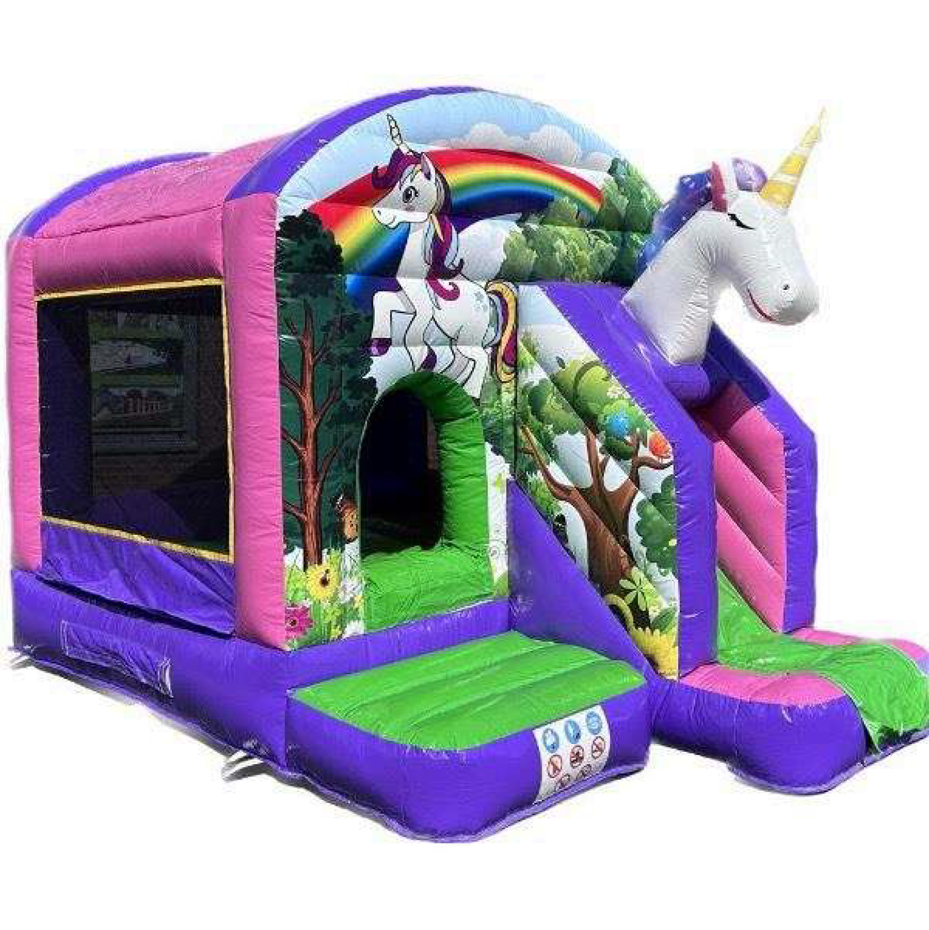 Springkussen kleine Unicorn multiplay - Afbeelding 2